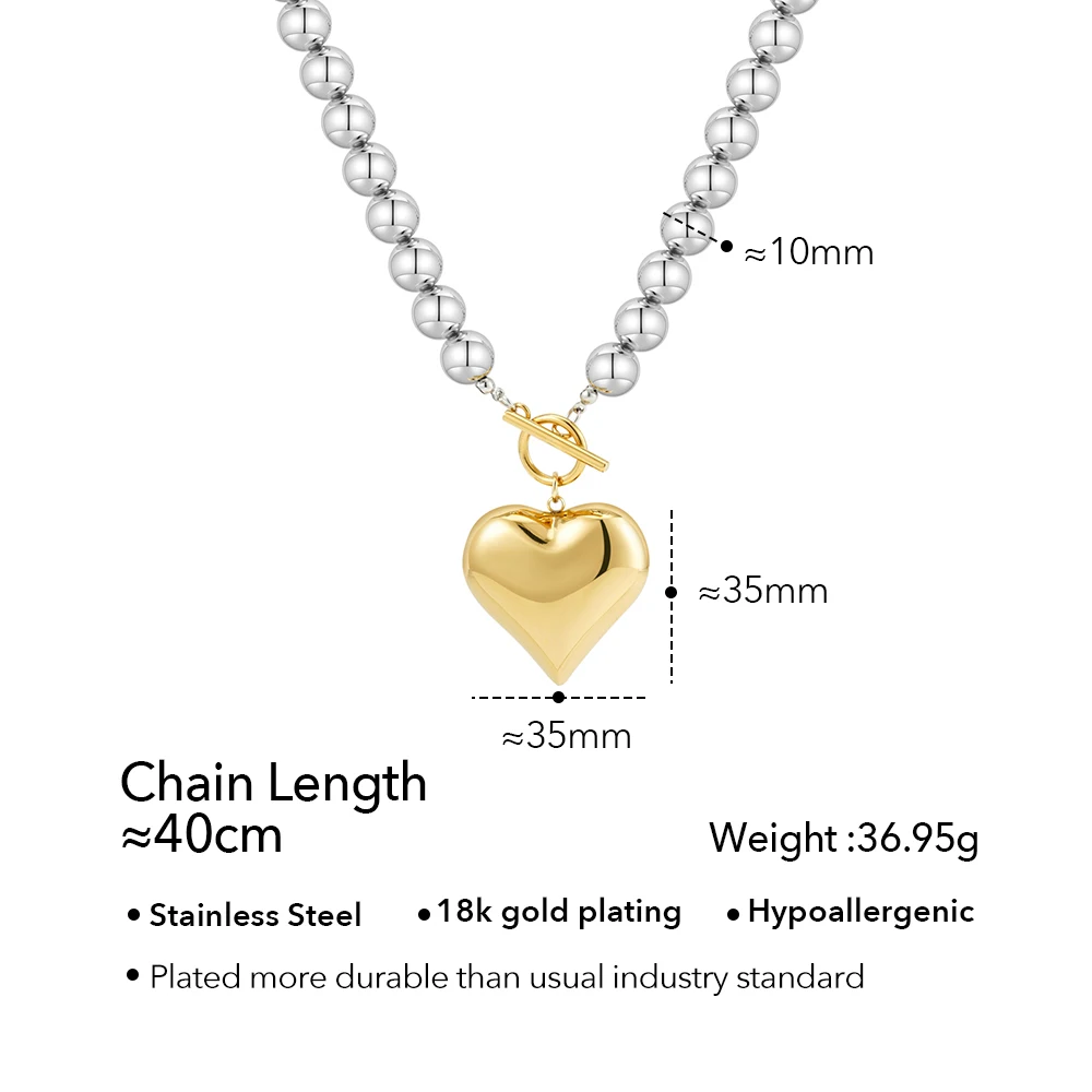 Pearl Heart Necklace - Image 8