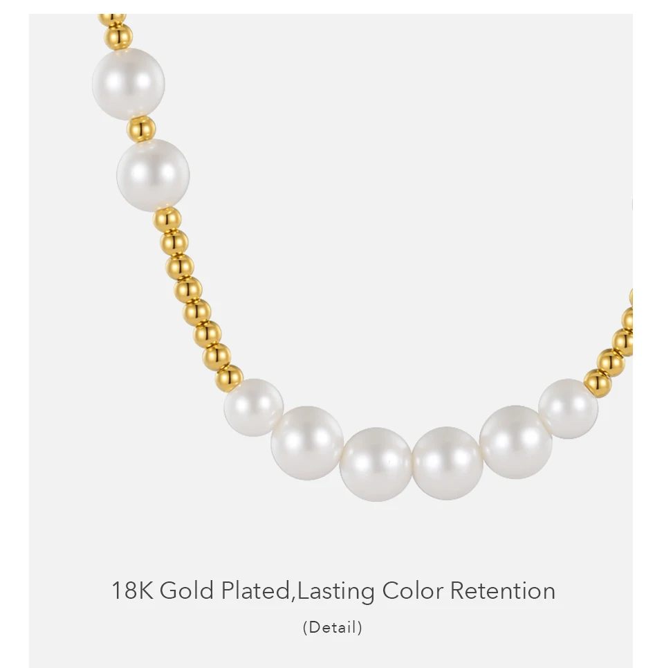 Bead Pearl Necklace - Image 6