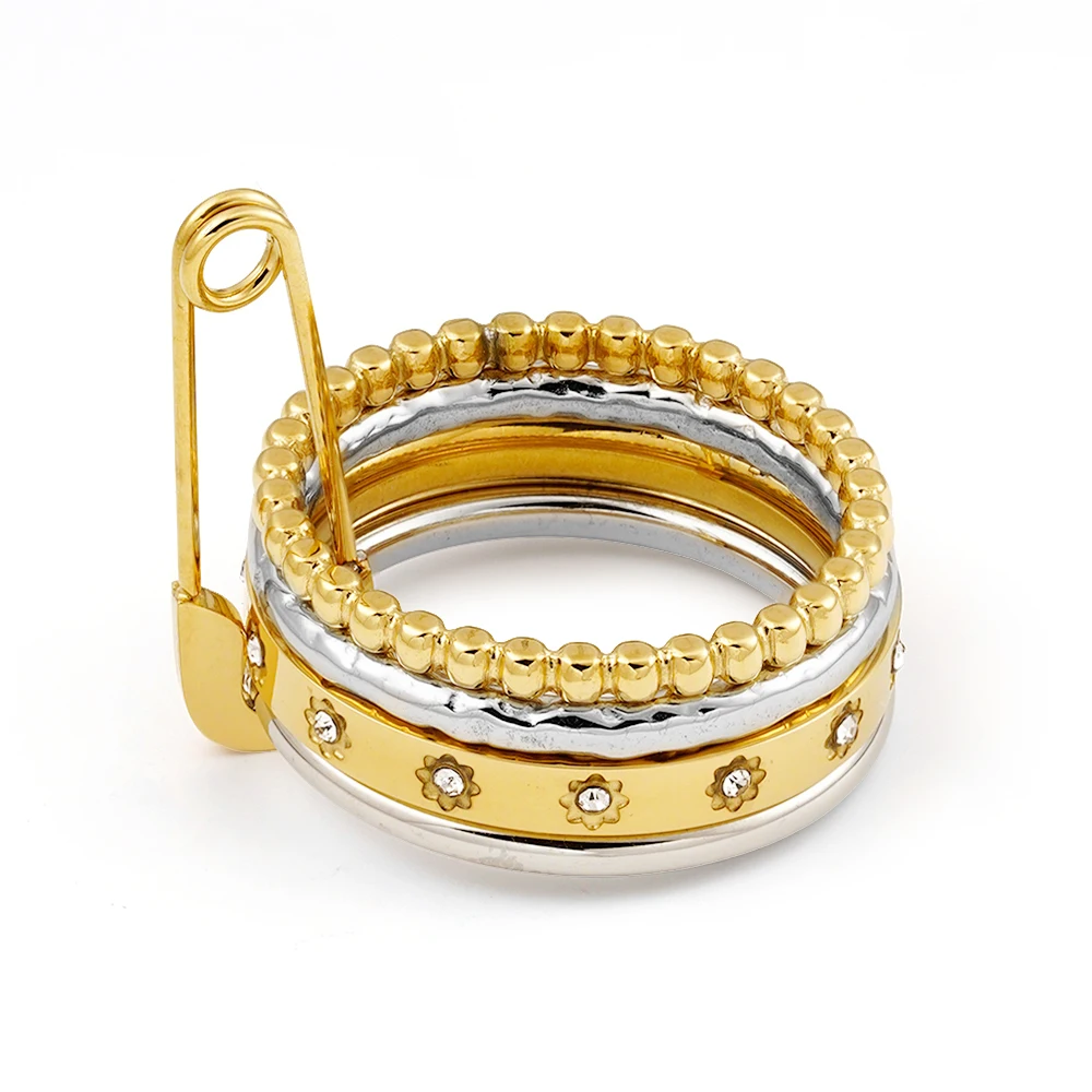 Zircon Pin Brooch
