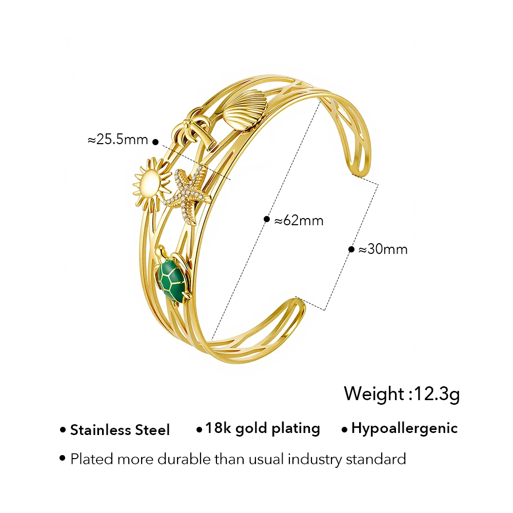 Starfish Shell Bracelet - Image 6
