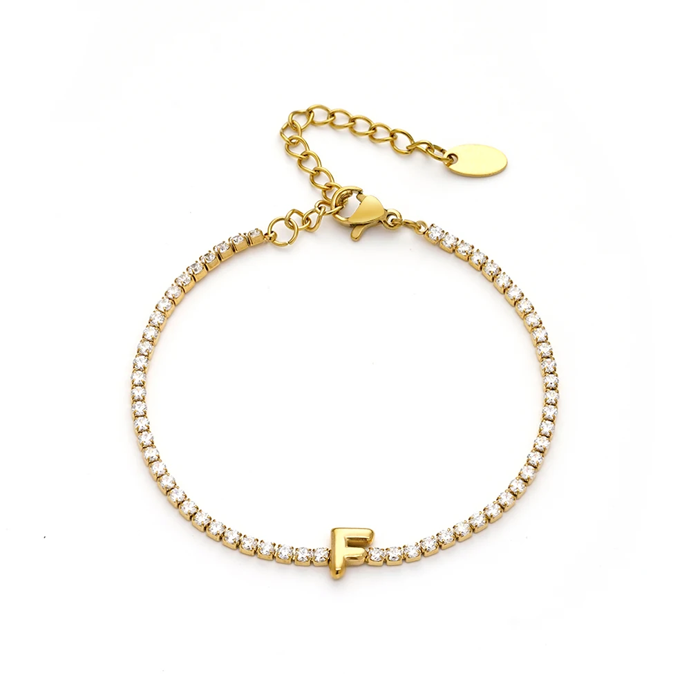 Letter Zircon Bracelet - Image 7