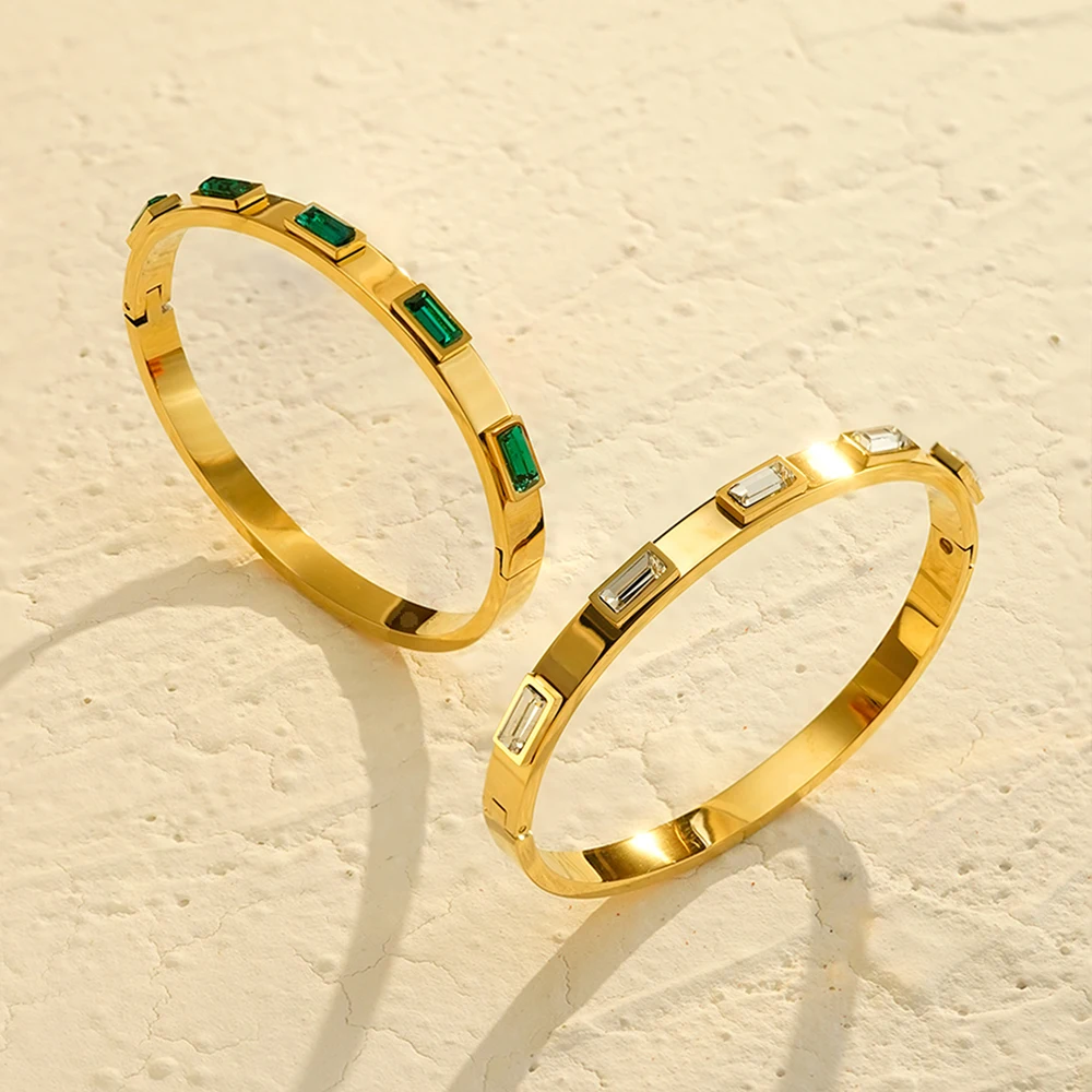 Rectangle Zircon Bracelet - Image 2