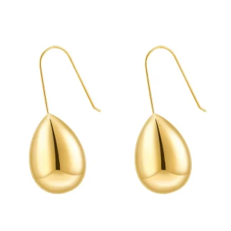 Rain Drop Hollow Earrings