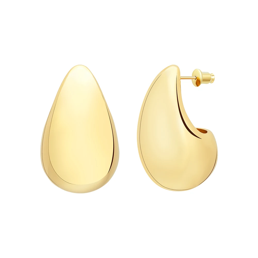 Glossy Stud Earrings