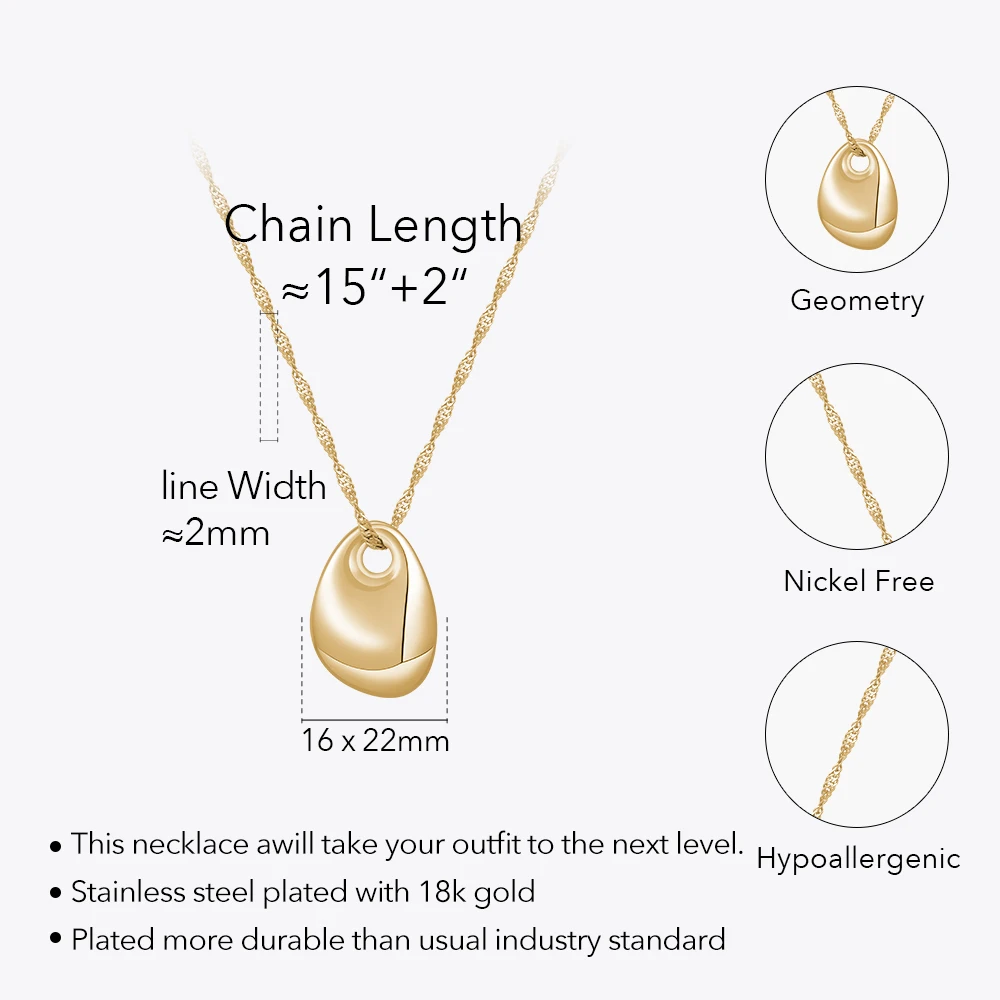 Hollow Irregular Necklace - Image 6