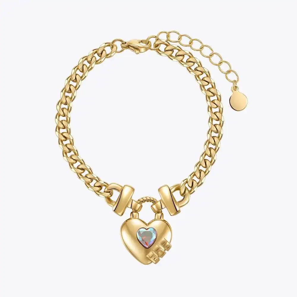 Heart Colored Zircon Bracelet - Image 3