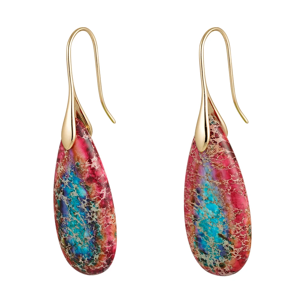 Resin Emperor Stone Stud Earrings - Image 18