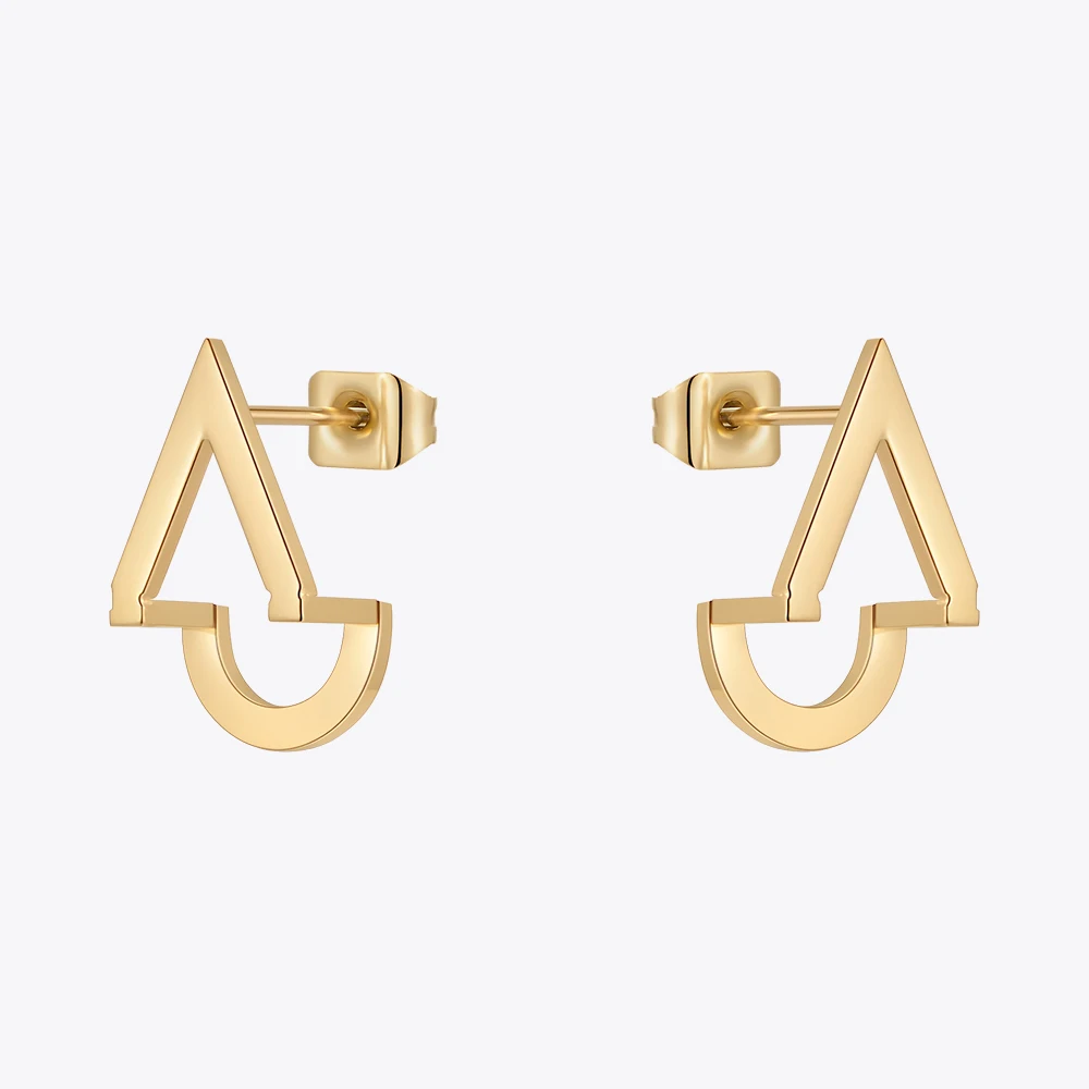 Unique Irregular Stud Earrings - Image 3