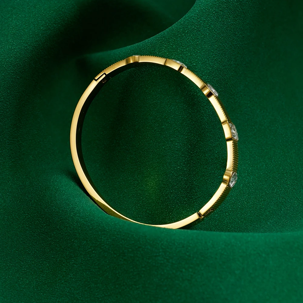 Square Round Zircon Bracelet - Image 5