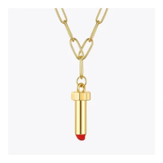 Lipstick Necklace