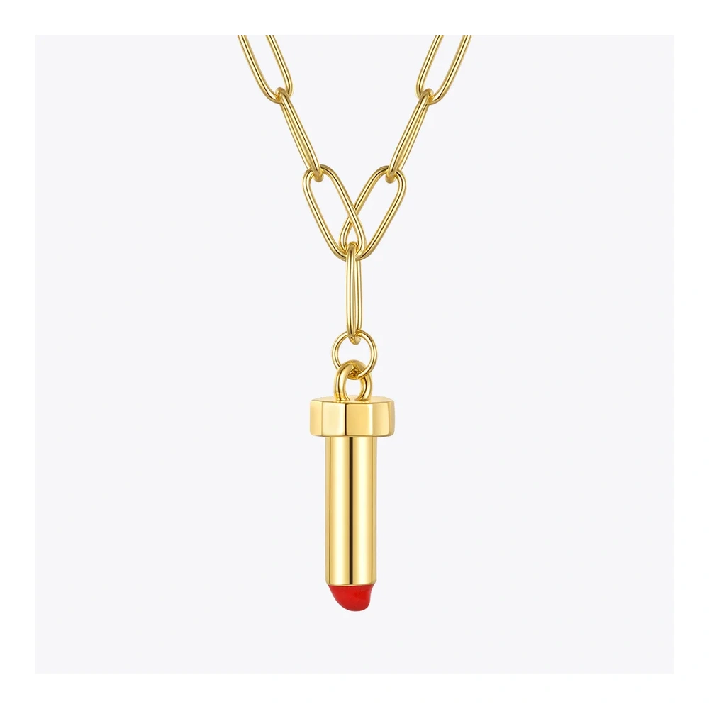 Lipstick Necklace