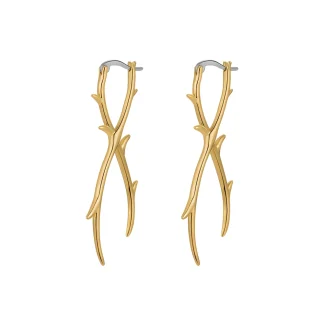 Thistle Thorn Hoop Earrings