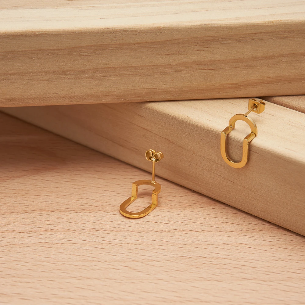 Unique Irregular Stud Earrings - Image 5