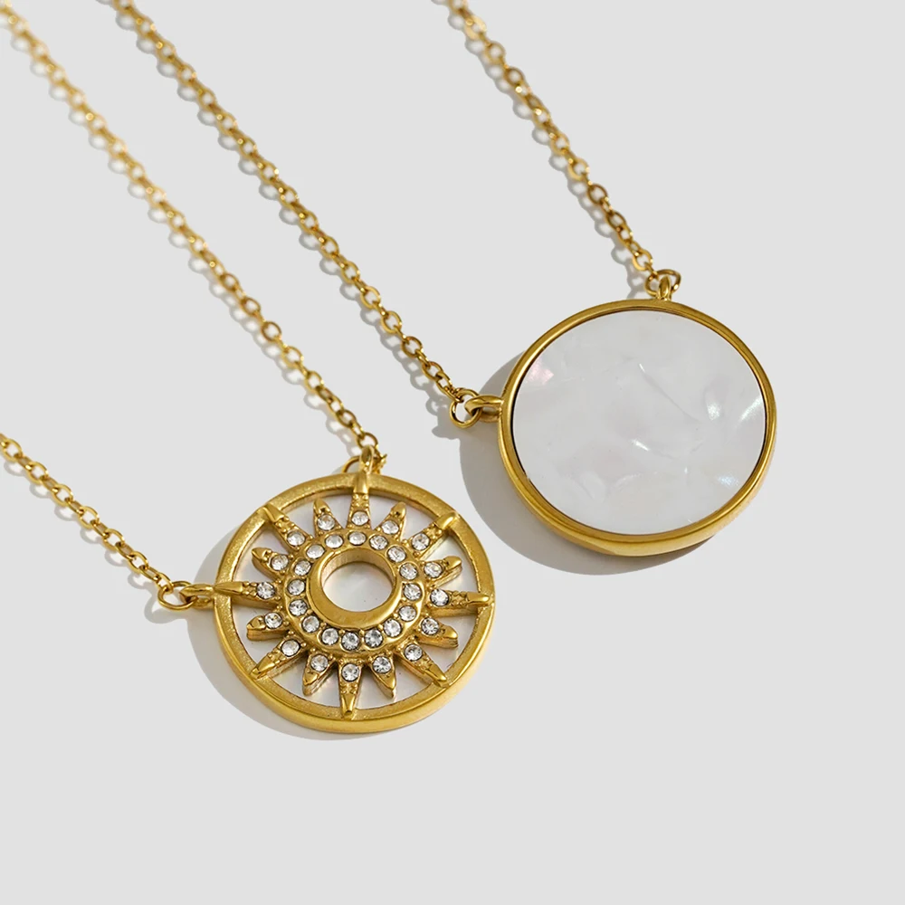 Sun Double Sided Mother Necklace - Image 3