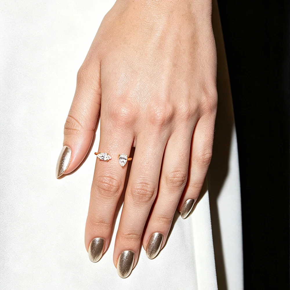Open Zircon Ring - Image 4