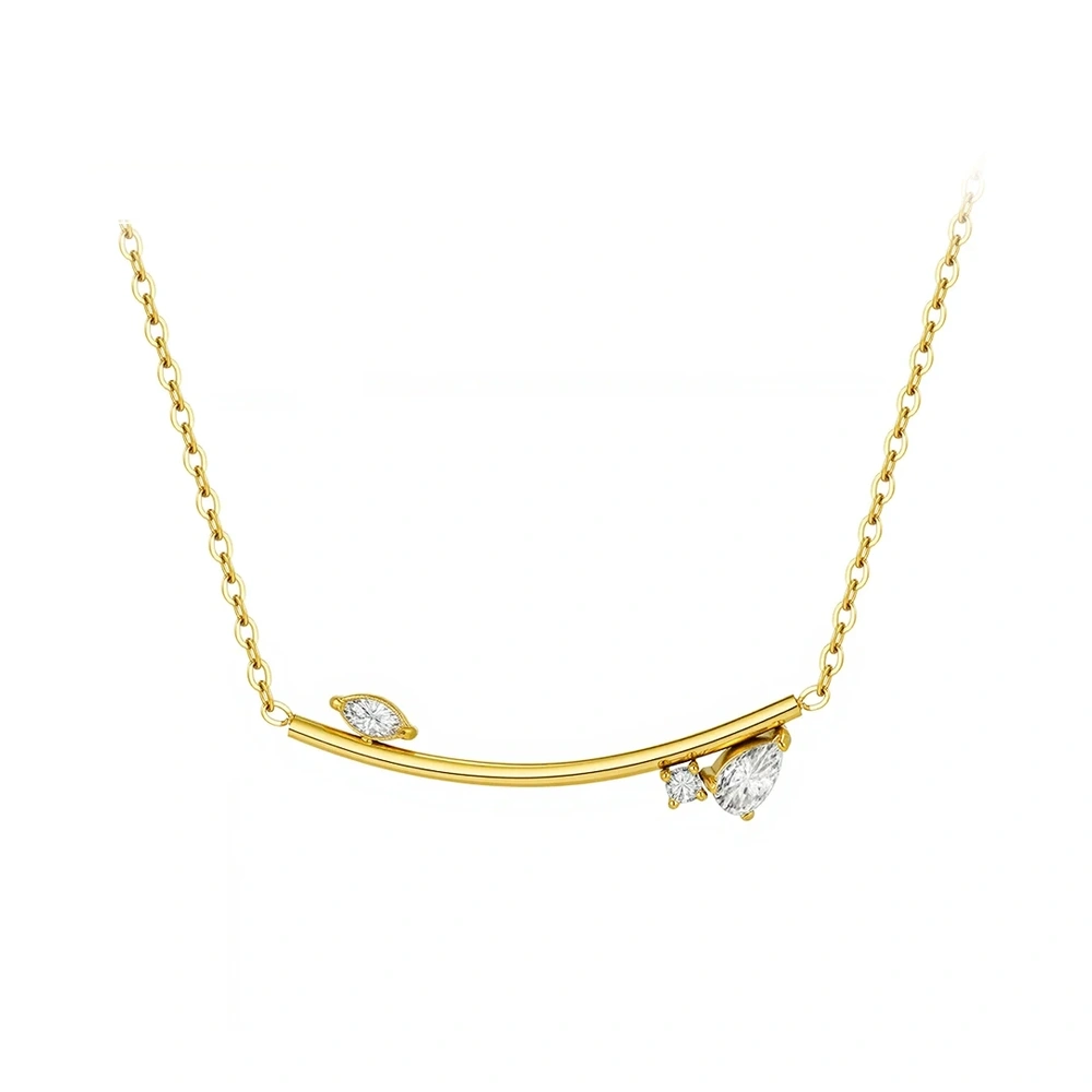 Thin Zircon Necklace