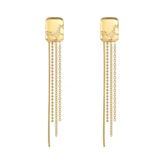 Chain Tassel Drop Earrings
