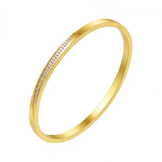Curve Zircon Bracelet