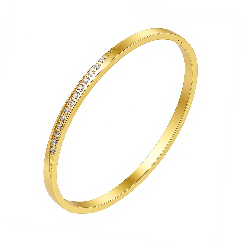 Curve Zircon Bracelet
