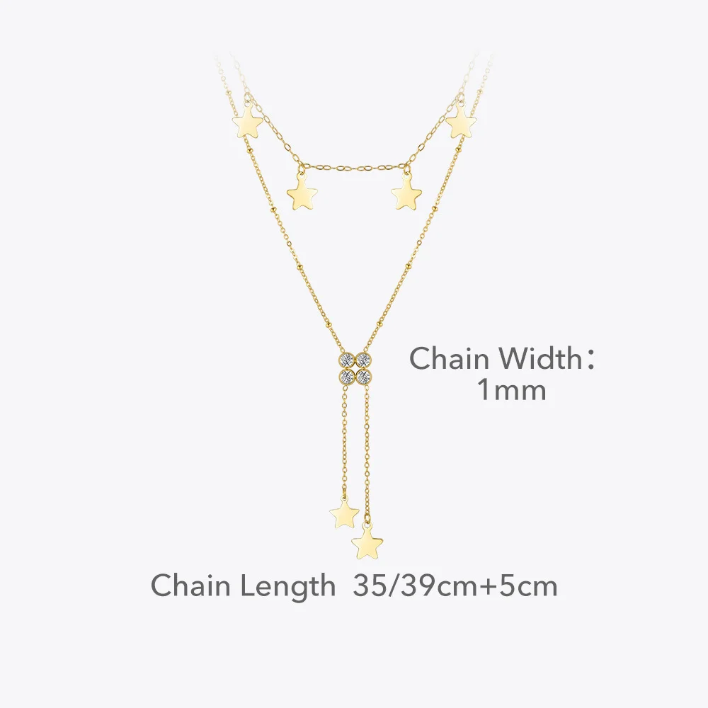 Zircon Stars Necklace - Image 6
