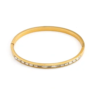 Slim Rectangle Zircon Bracelet