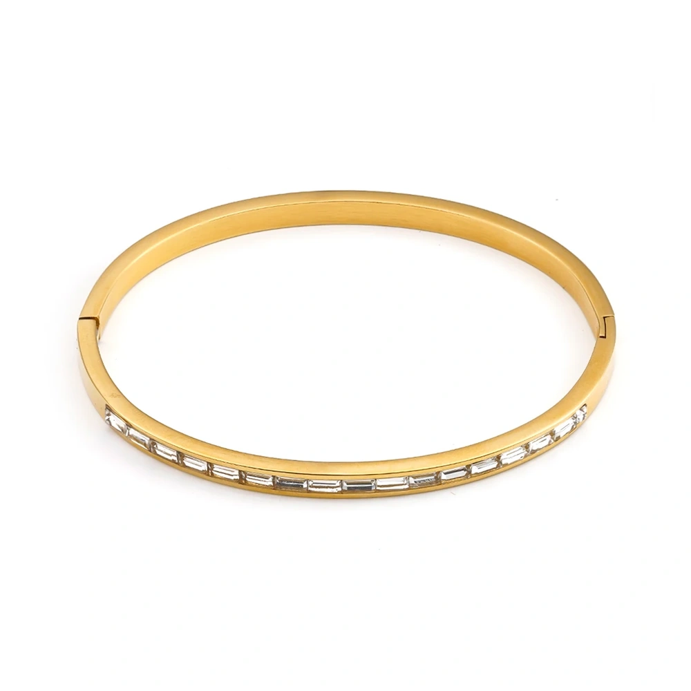 Slim Rectangle Zircon Bracelet