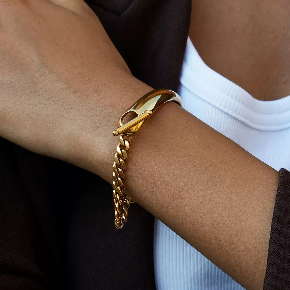 Glossy Chain Bracelet - Image 2