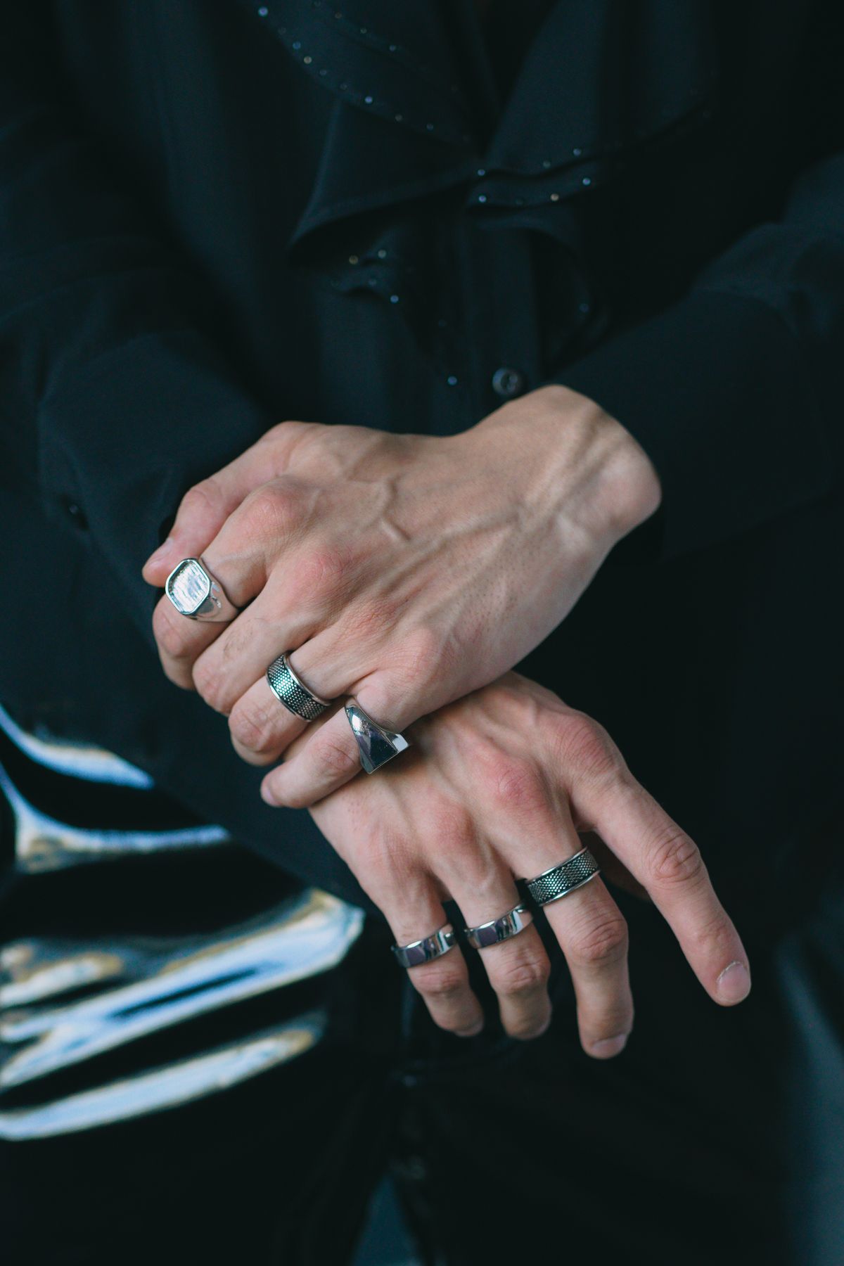 Wearing your silver often keeps it bright — natural skin oils polish the metal.