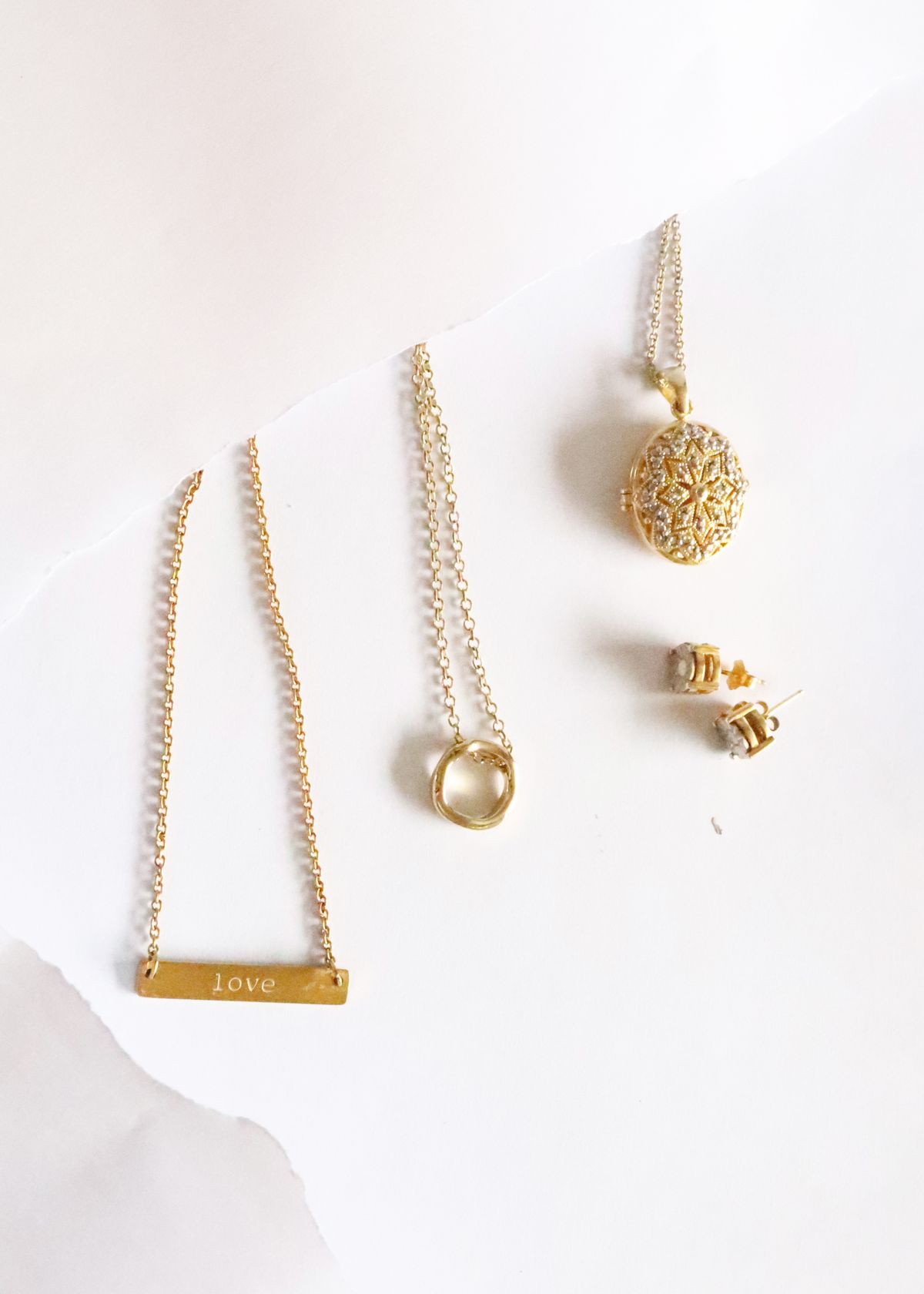 A classic chain can be worn solo or layered with a pendant for added drama.