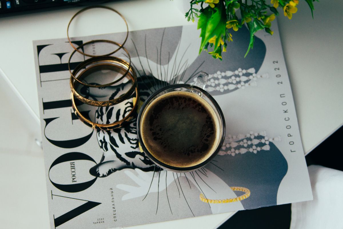 A sparkling tennis bracelet catches the light every time you lift your coffee cup.