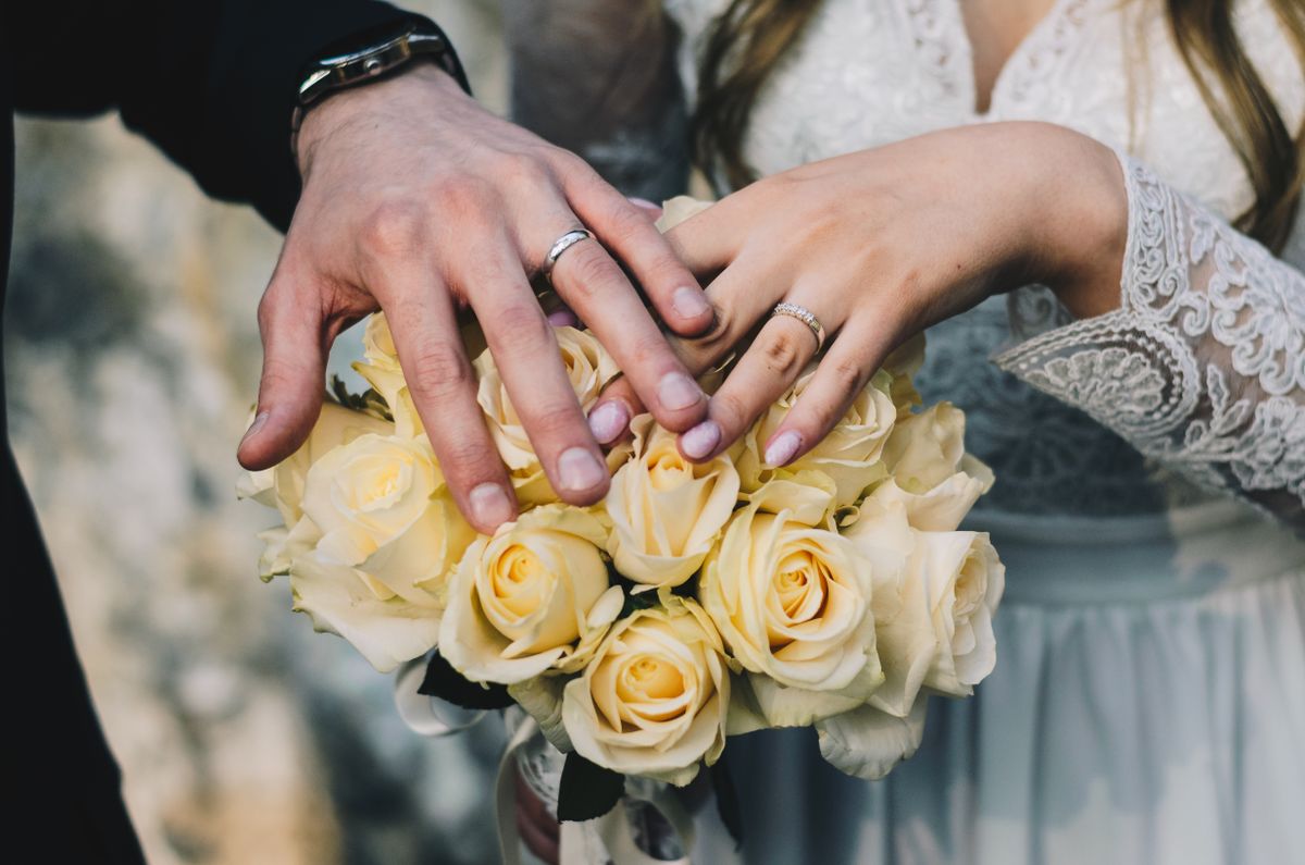 Stackable eternity bands create a personalized story on her fingers.